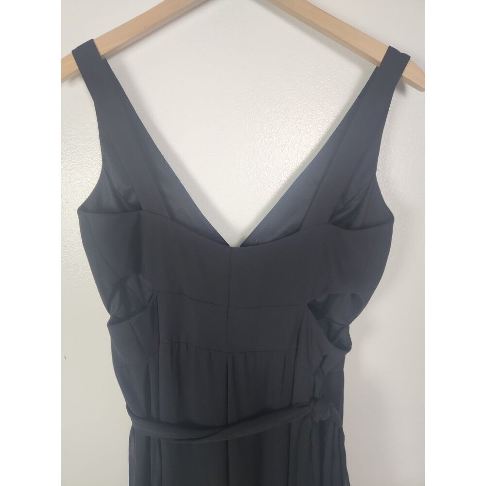 Mori Lee Madeline Gardner Women's Sz. 6 Black Bridesmaid Dress 21681 - Picture 10 of 12